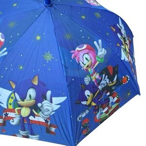 Blue Sonic the Hedgehog Umbrella for kids